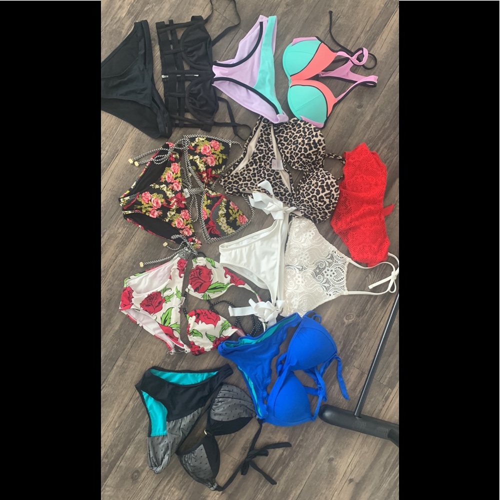 Assorted women’s bikinis